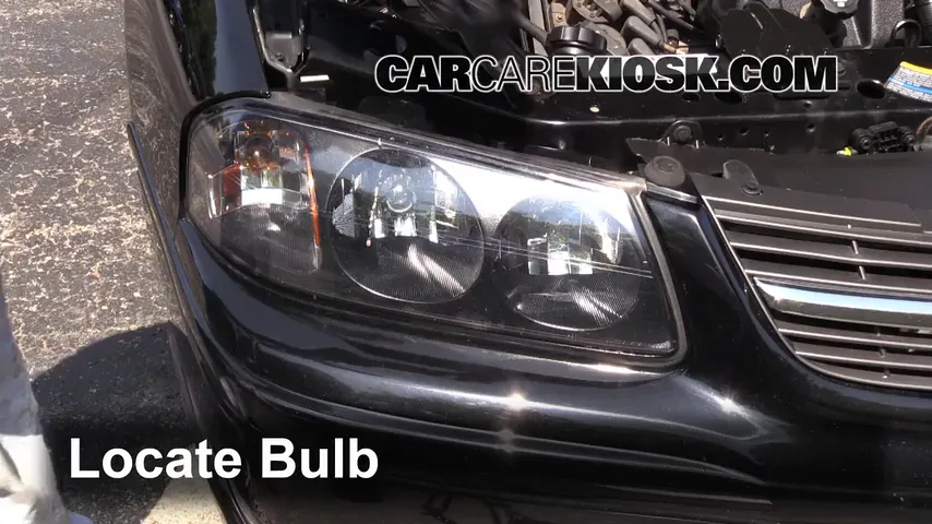 2004 Chevrolet Impala SS 3.8L V6 Supercharged Lights Highbeam (replace bulb)